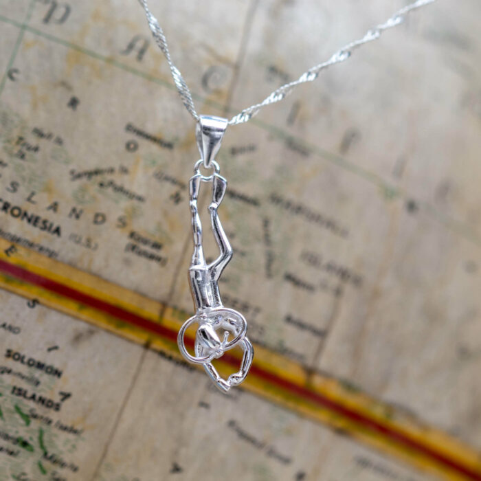 925 sterling Silver necklace for diving lovers who wish to support community empowerment, research and conservation on marine conservation