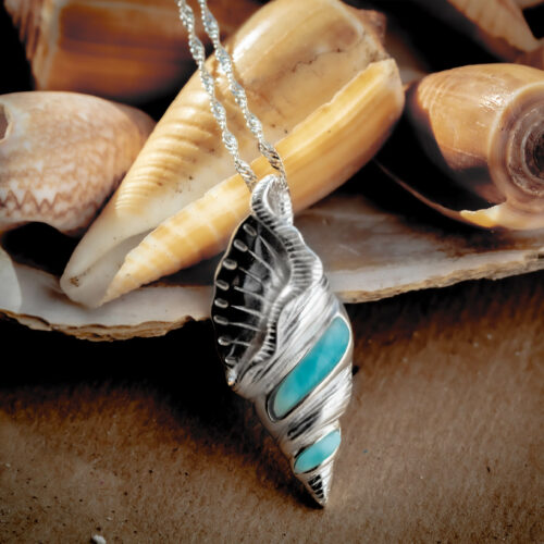 925 sterling Silver dove shell necklace for beach lifestyle lovers who wish to support marine conservation and community empowerment