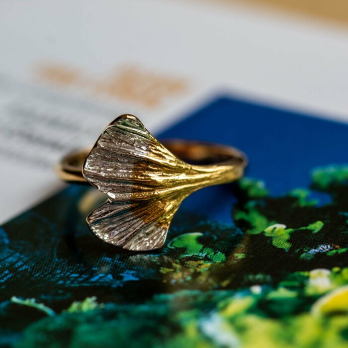Shop for conservation by purchasing this gold plated 925 sterling Silver ring that resembles a gorgonian order coral to help protect what you love, coral reefs and ocean ecosystems