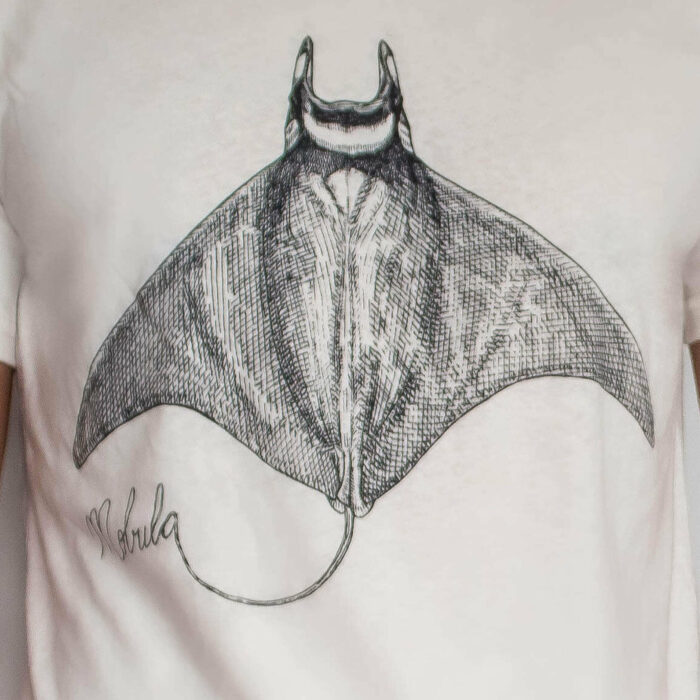 mobula ray (mobula munkiana) shirt to support science research and conservation of this specie